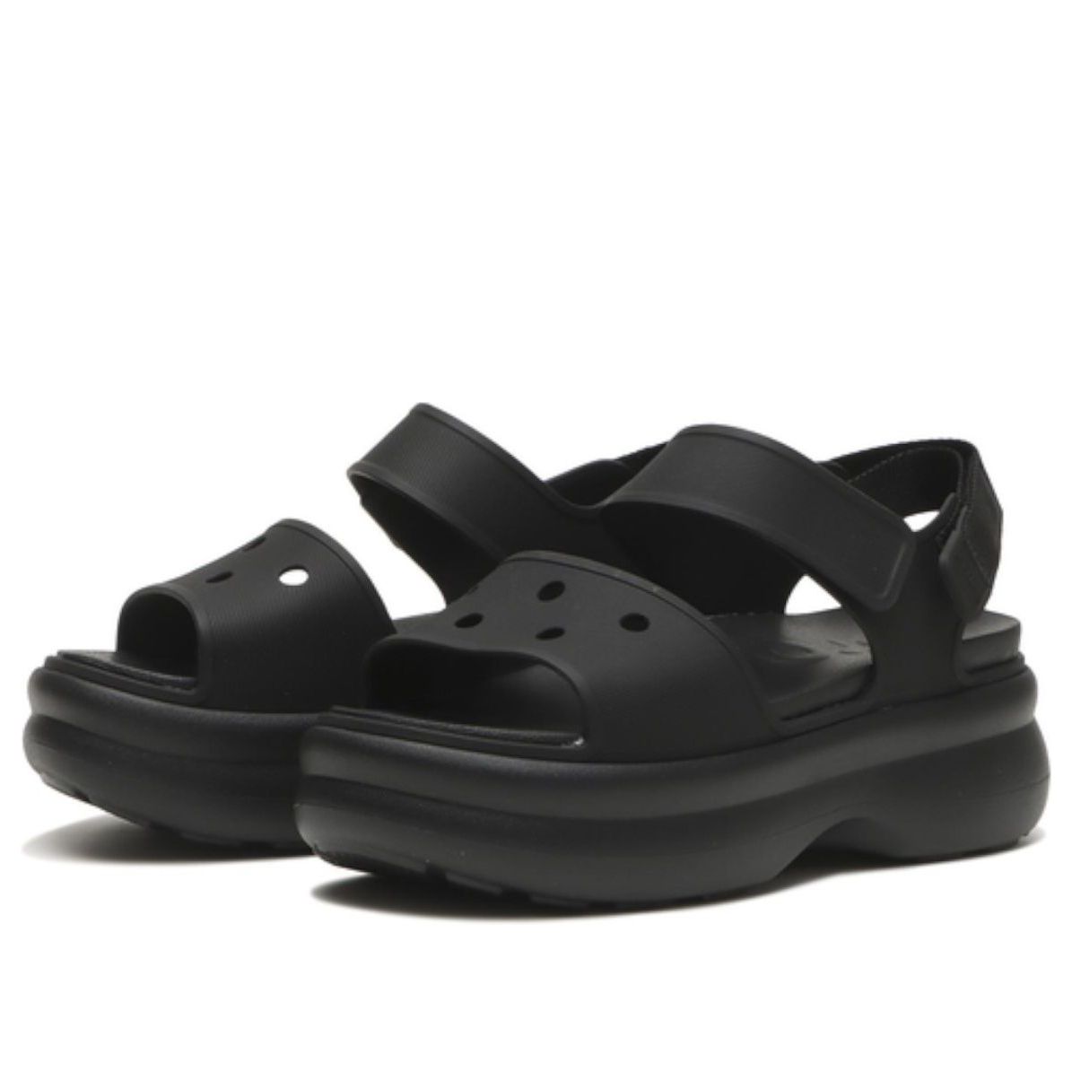 (WMNS) Crocs Soho Y-Strap Sandal 'Black' 211755-001