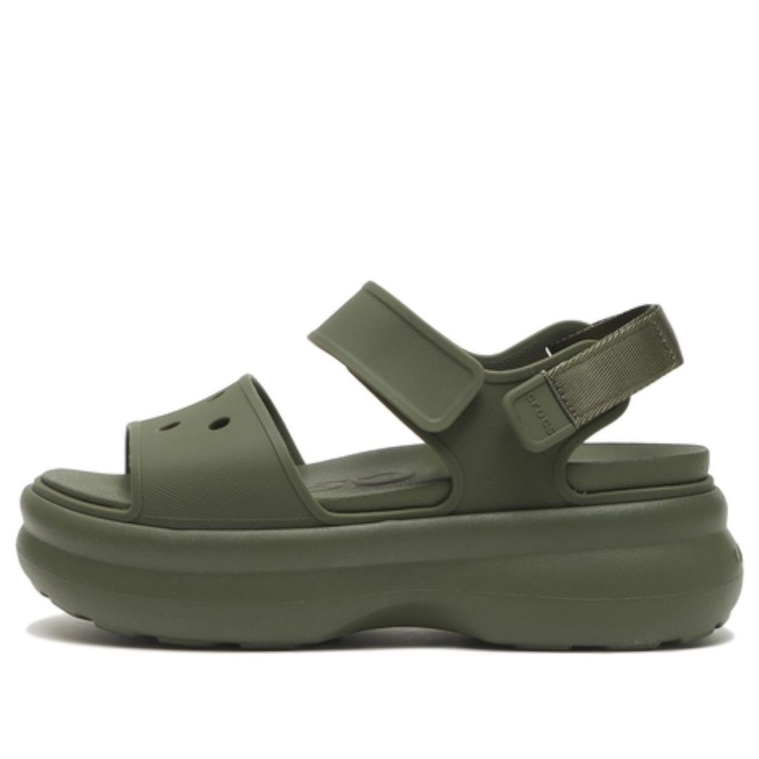 (WMNS) Crocs Soho Y-Strap Sandal 'Army Green' 211755-309