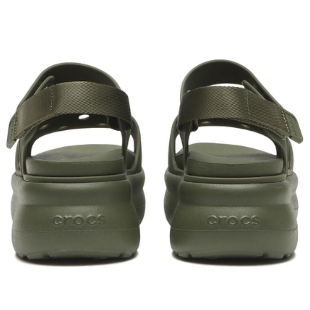 (WMNS) Crocs Soho Y-Strap Sandal 'Army Green' 211755-309