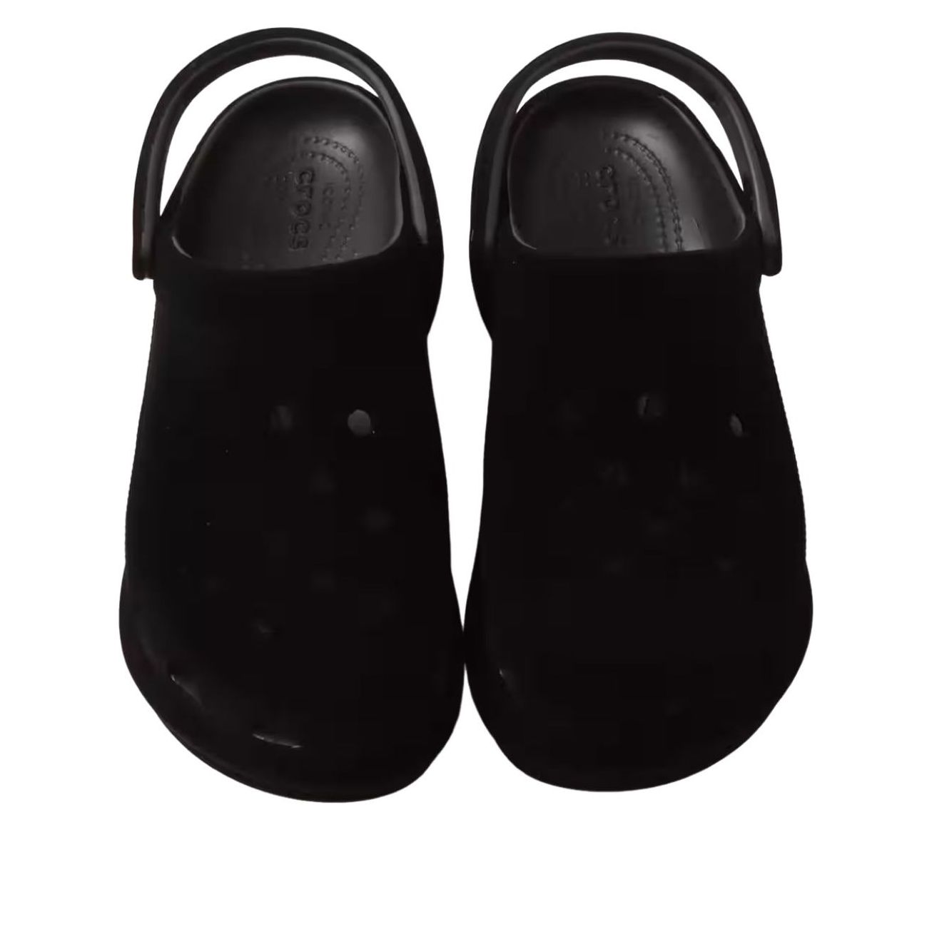 (WMNS) Crocs Bae Velvet Clog 'Black' 211919-001