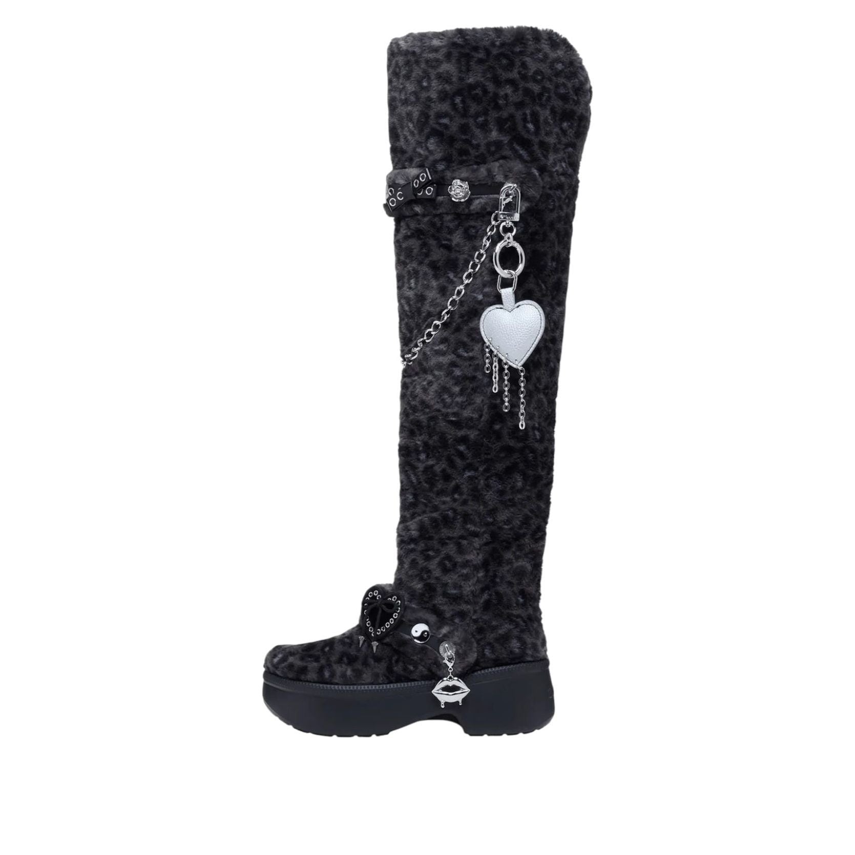 (WMNS) Crocs Classic Unfurgettable Boot 'Leopard' 212387-0CU