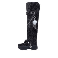 (WMNS) Crocs Classic Unfurgettable Boot 'Leopard' 212387-0CU