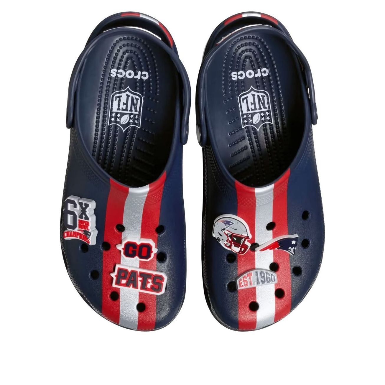 Crocs x NFL Classic Clog 'New England Patriots' 212993-90H