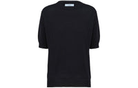 PRADA Triangle logo Cashmere Knitted Top