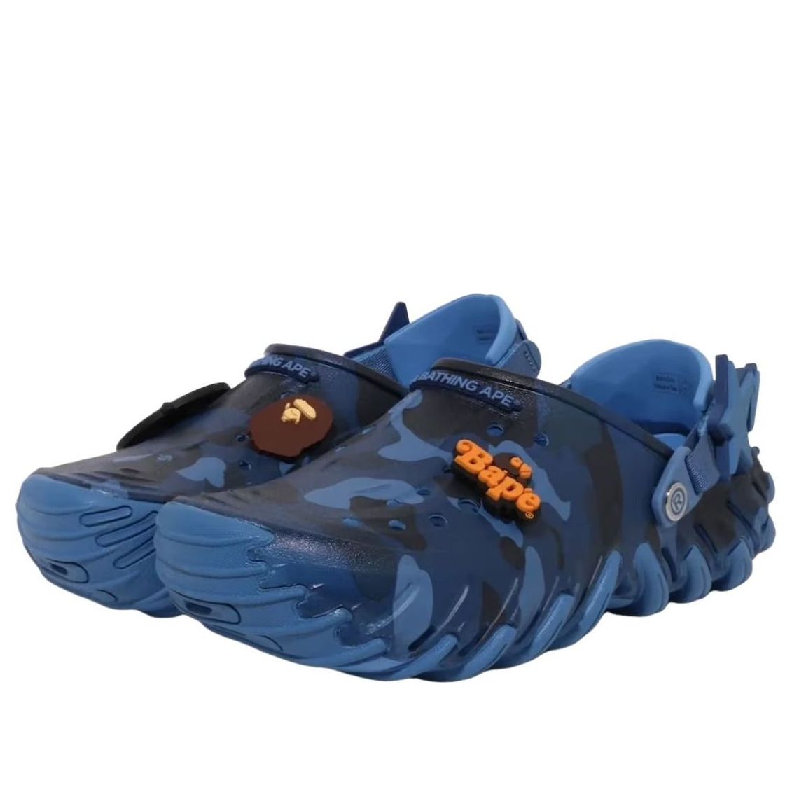 Crocs x BAPE Echo RO Clog 'Blue Camo' 213140-4SN