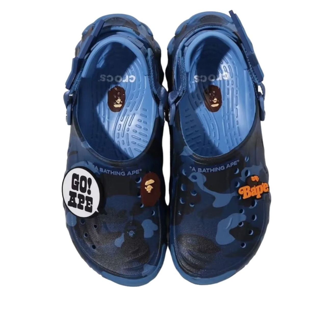 Crocs x BAPE Echo RO Clog 'Blue Camo' 213140-4SN