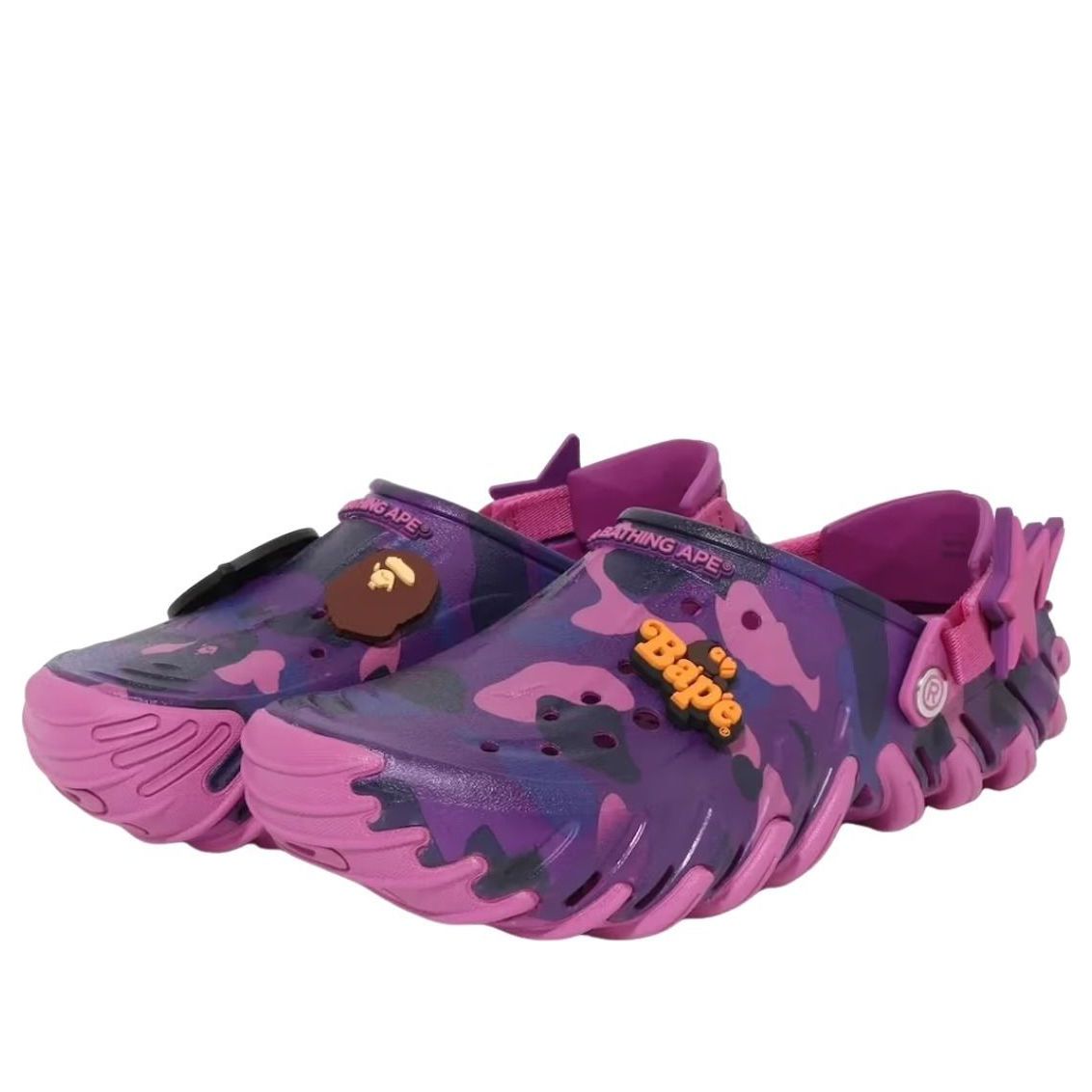 Crocs x BAPE Echo RO Clog 'Purple Camo' 213140-5BV