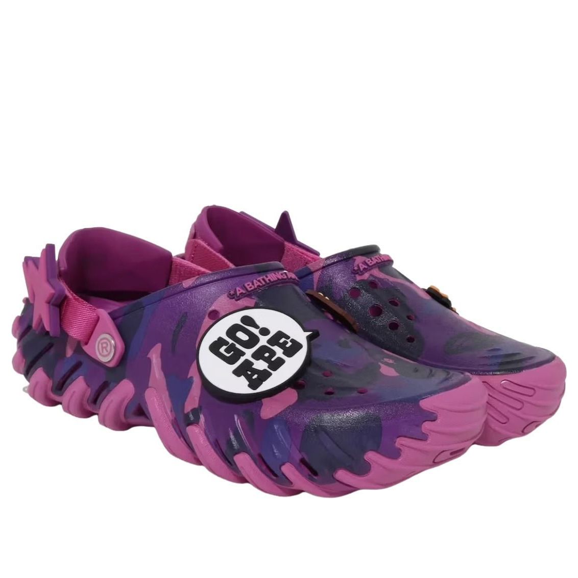 Crocs x BAPE Echo RO Clog 'Purple Camo' 213140-5BV