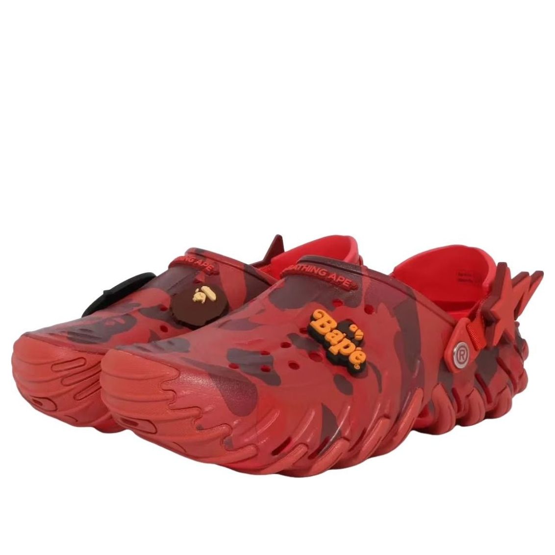 Crocs x BAPE Echo RO Clog 'Red Camo' 213140-8C1