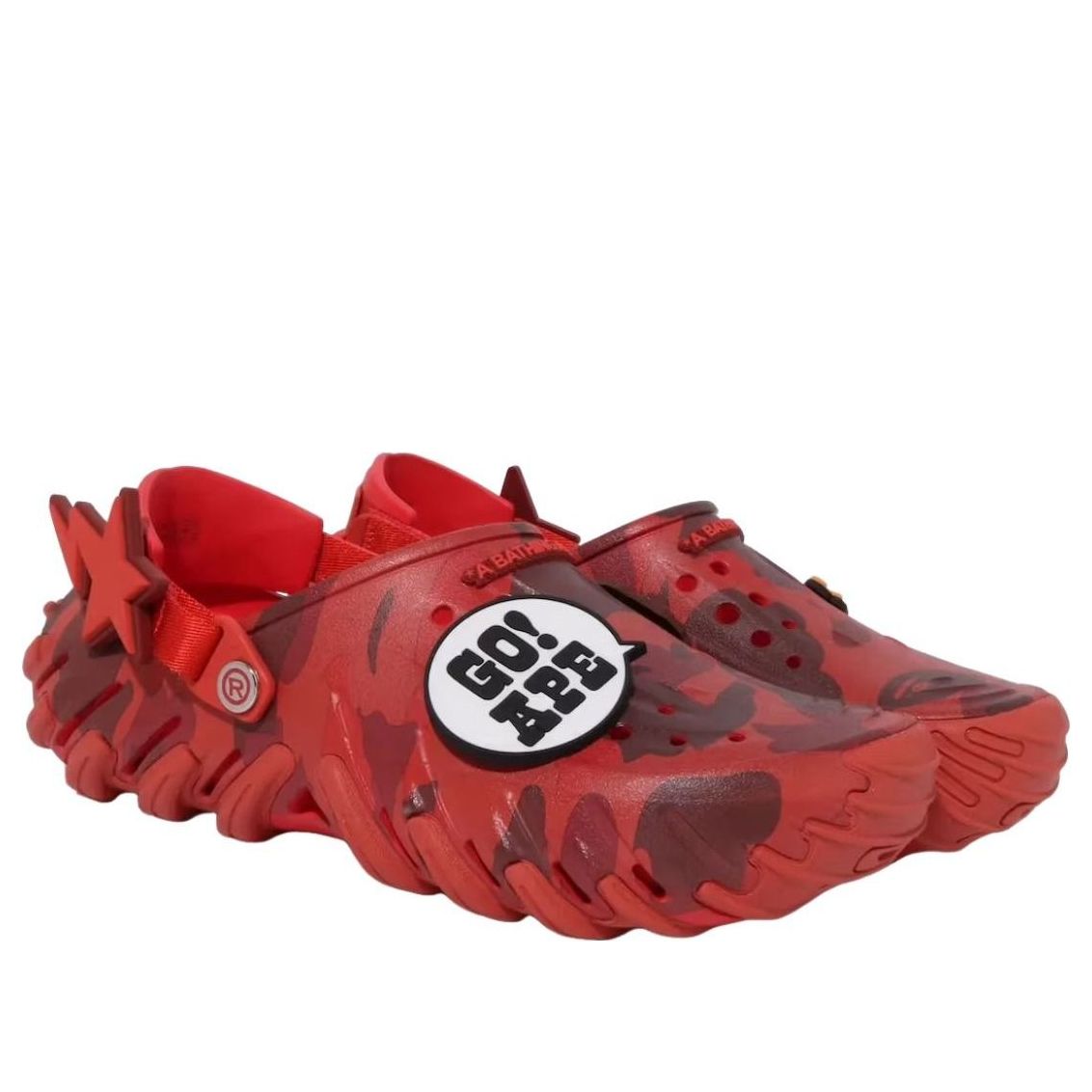 Crocs x BAPE Echo RO Clog 'Red Camo' 213140-8C1