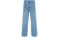 MIU MIU Logo-Embroidered Tapered-Leg Jeans