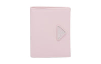 PRADA Saffiano Leather Wallet Small Size Women's Pink