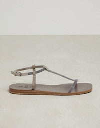 Brunello Cucinelli Embellished T-Bar Sandals