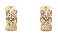 CHANEL CoCo Crush Earrings Unisex Gold