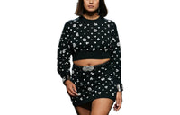 CHANEL Casual Short Skirts Women's Black