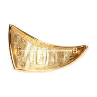SAINT LAURENT Pre Owned Textured Brooch