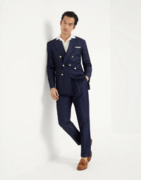 Brunello Cucinelli Men's Suit Mb404Ldbhe_C189