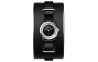 CHANEL J12 Collection Wrist Watch Quartz Movement Cowhide Strap Black Dial Women's