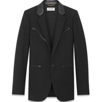 SAINT LAURENT Business Suits Coats Women's Black