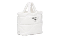PRADA Nylon Tote Bag Shopping Bag Shoulder Bag Handbag Women's White