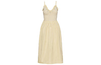 MIU MIU SS21 Sleeveless Dress Women's Yellow