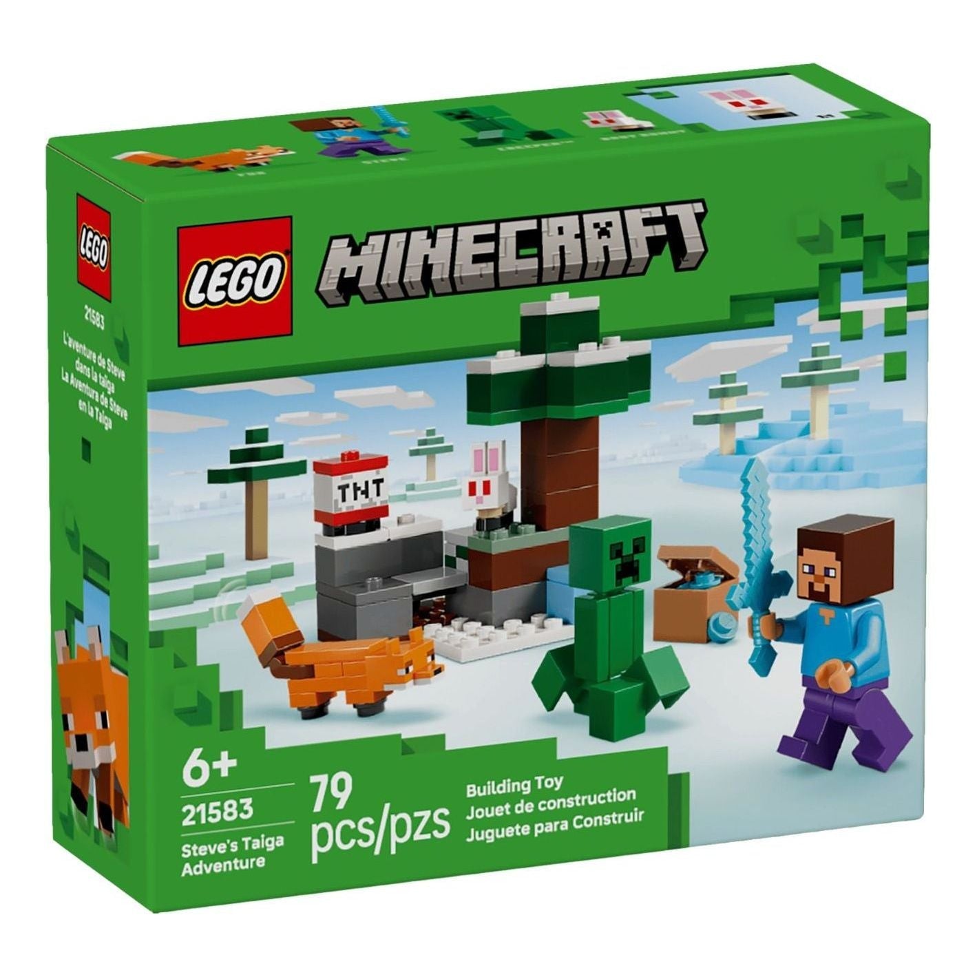 LEGO Minecraft Steve's Taiga Adventure 21583