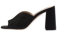 MIU MIU Slide Slippers Women's Black