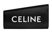 CELINE Cow Leather Clutch Women's Black