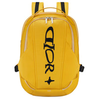 DIOR Nylon With Leather Backpack Unisex Yellow