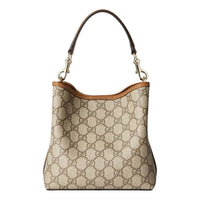 (WMNS) Gucci GG Emblem Mini Bucket Bag 'Monogram Canvas' 815118-FAD6L-9758