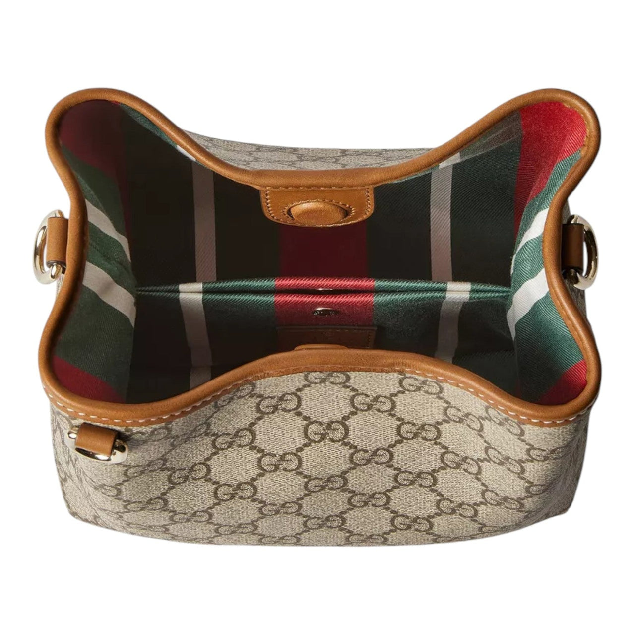 (WMNS) Gucci GG Emblem Mini Bucket Bag 'Monogram Canvas' 815118-FAD6L-9758