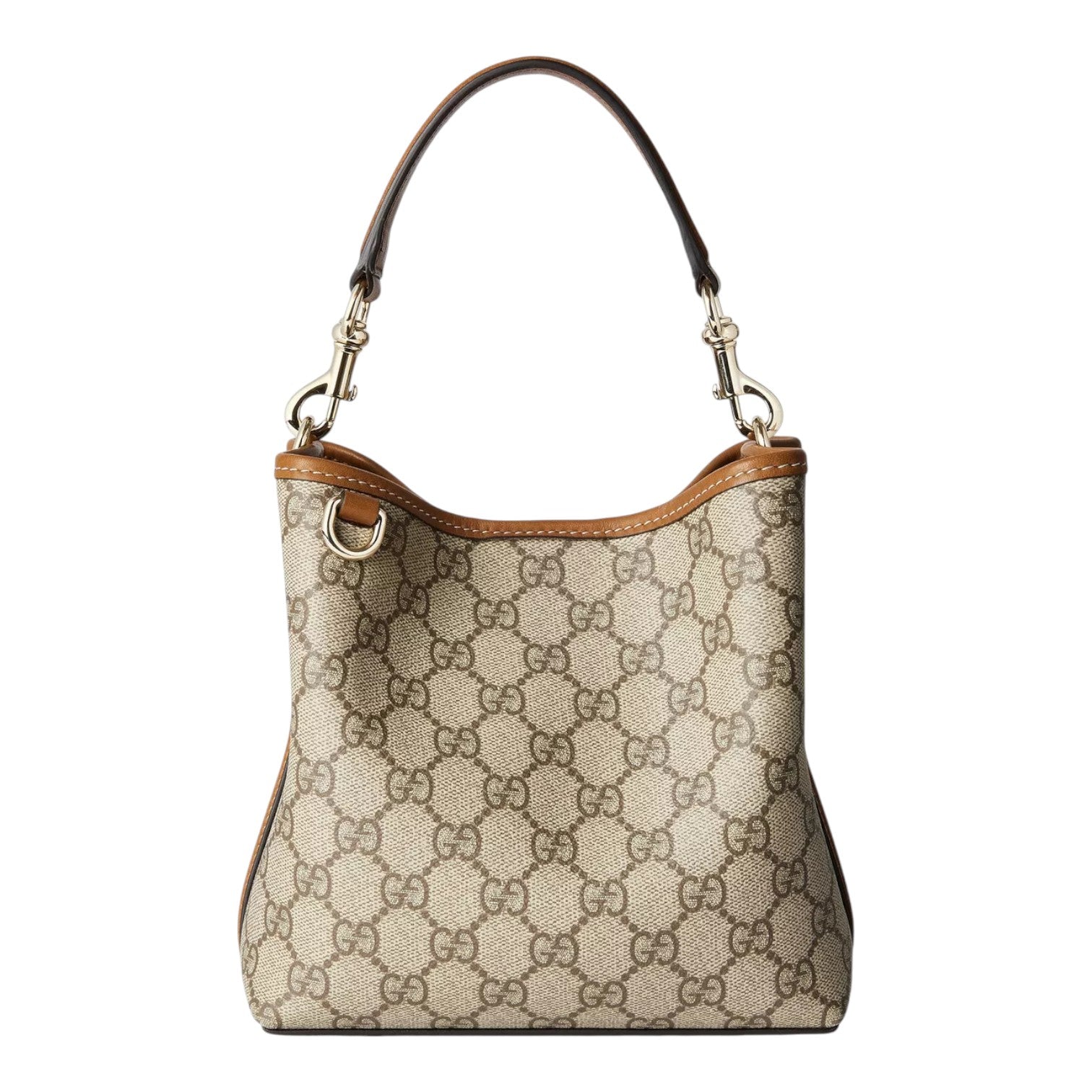 (WMNS) Gucci GG Emblem Mini Bucket Bag 'Monogram Canvas' 815118-FAD6L-9758