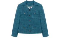 CHANEL Jacket Women's Turkish Blue