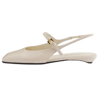 PRADA Patent Casual Single Shoes Women's White