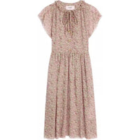 CELINE Midi Dress In Silk Georgette