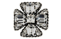 SAINT LAURENT Brooch Unisex Silver
