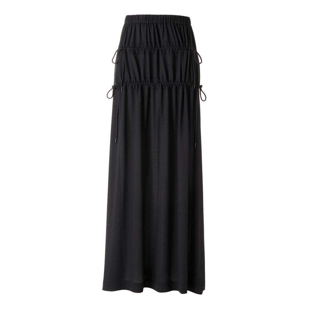 (WMNS) Onitsuka Tiger WS Long Skirt 'Black' 2182A984-001