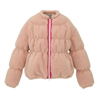 (WMNS) Onitsuka Tiger Crew Neck Down Jacket 'Beige' 2182B561-700
