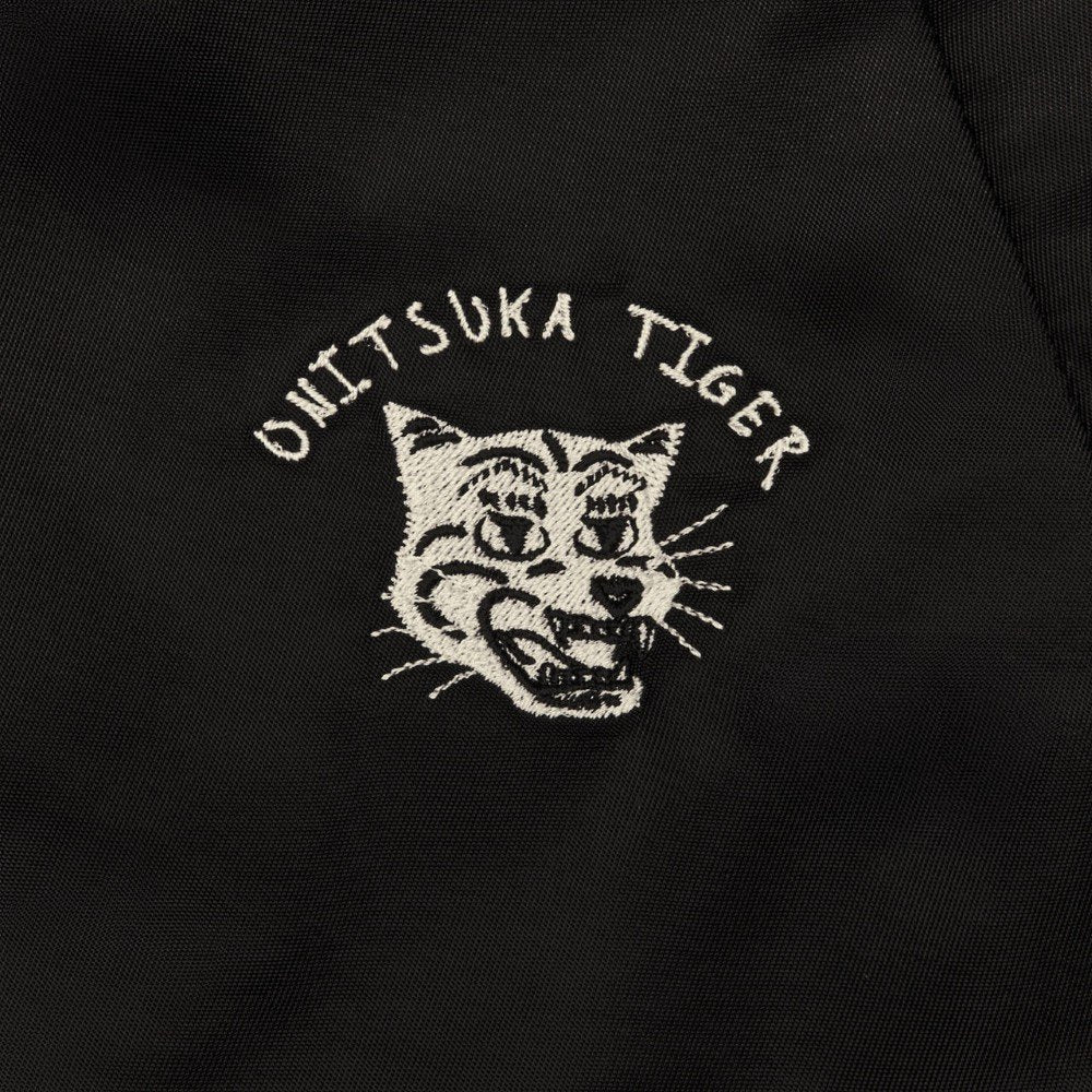 (WMNS) Onitsuka Tiger Tiger Head Embroidered Flight Jacket 'Black' 2182B562-001