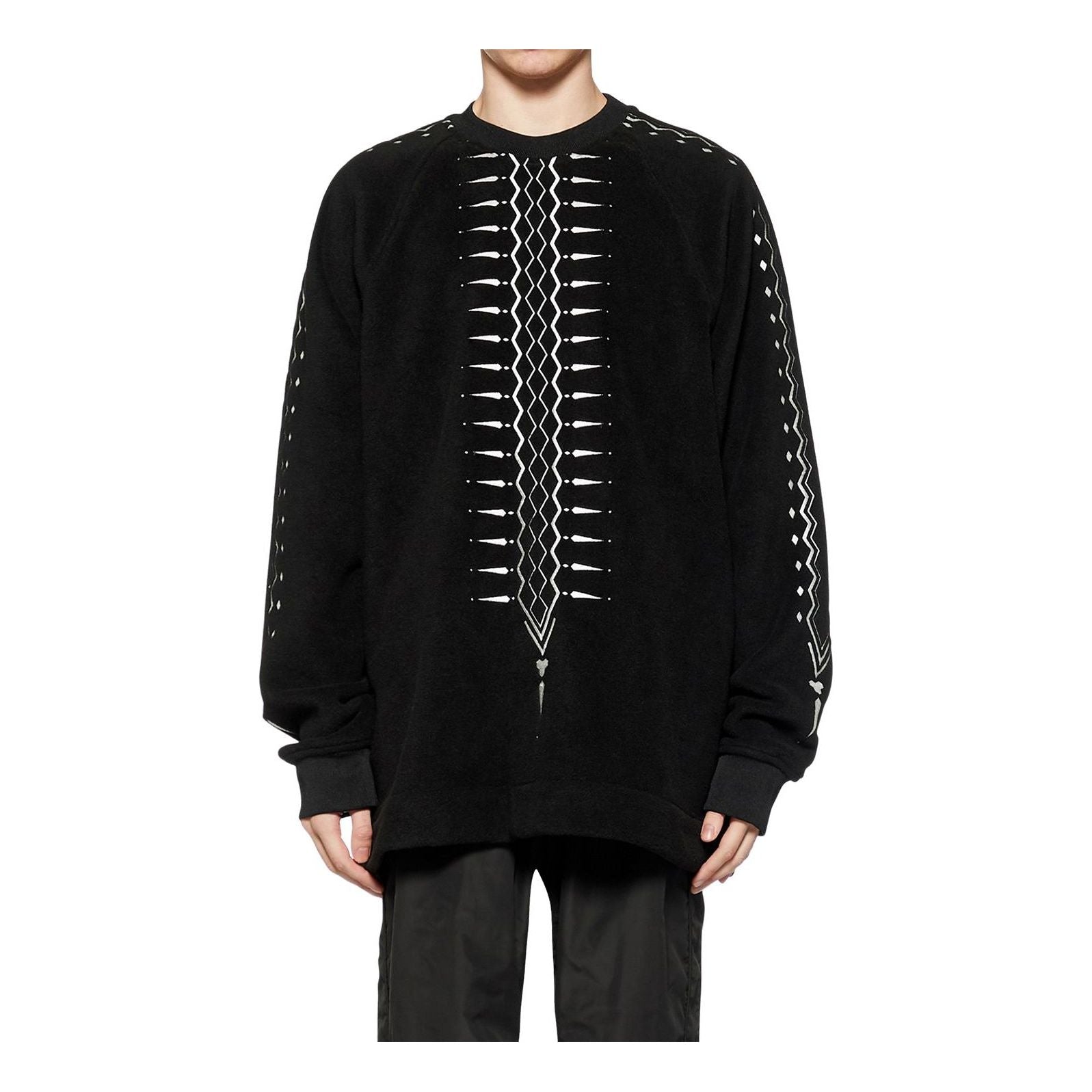 Onitsuka Tiger Oversized Sweatshirt 'Black White' 2183B014-001