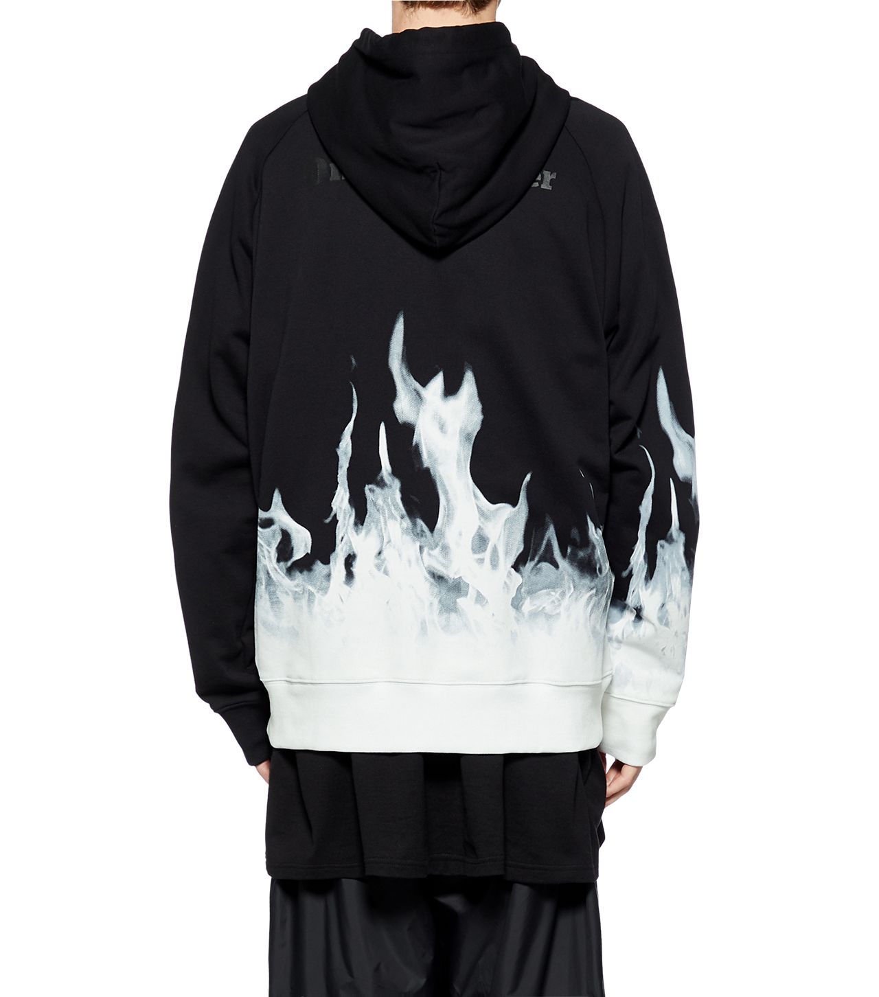 Onitsuka Tiger Flame Graphic Hoodie 'Black Off White' 2183B023-001