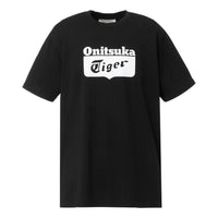 Onitsuka Tiger Logo T-Shirt 'Black White' 2183B173-002