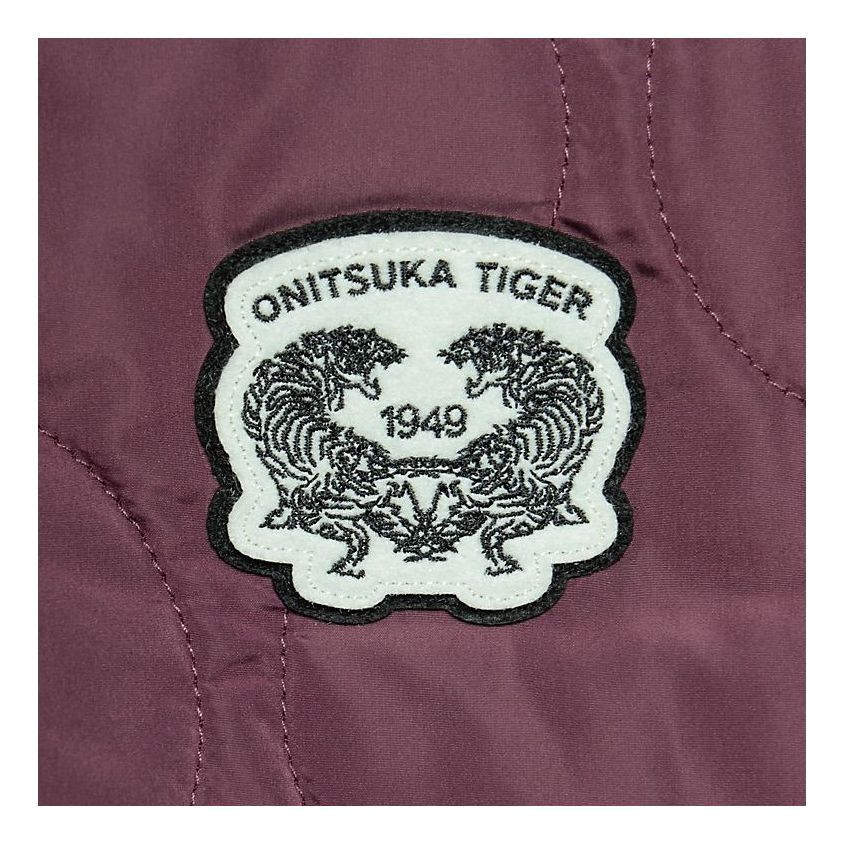 Onitsuka Tiger Quilted Jacket 'Burgundy Black' 2183B416-600