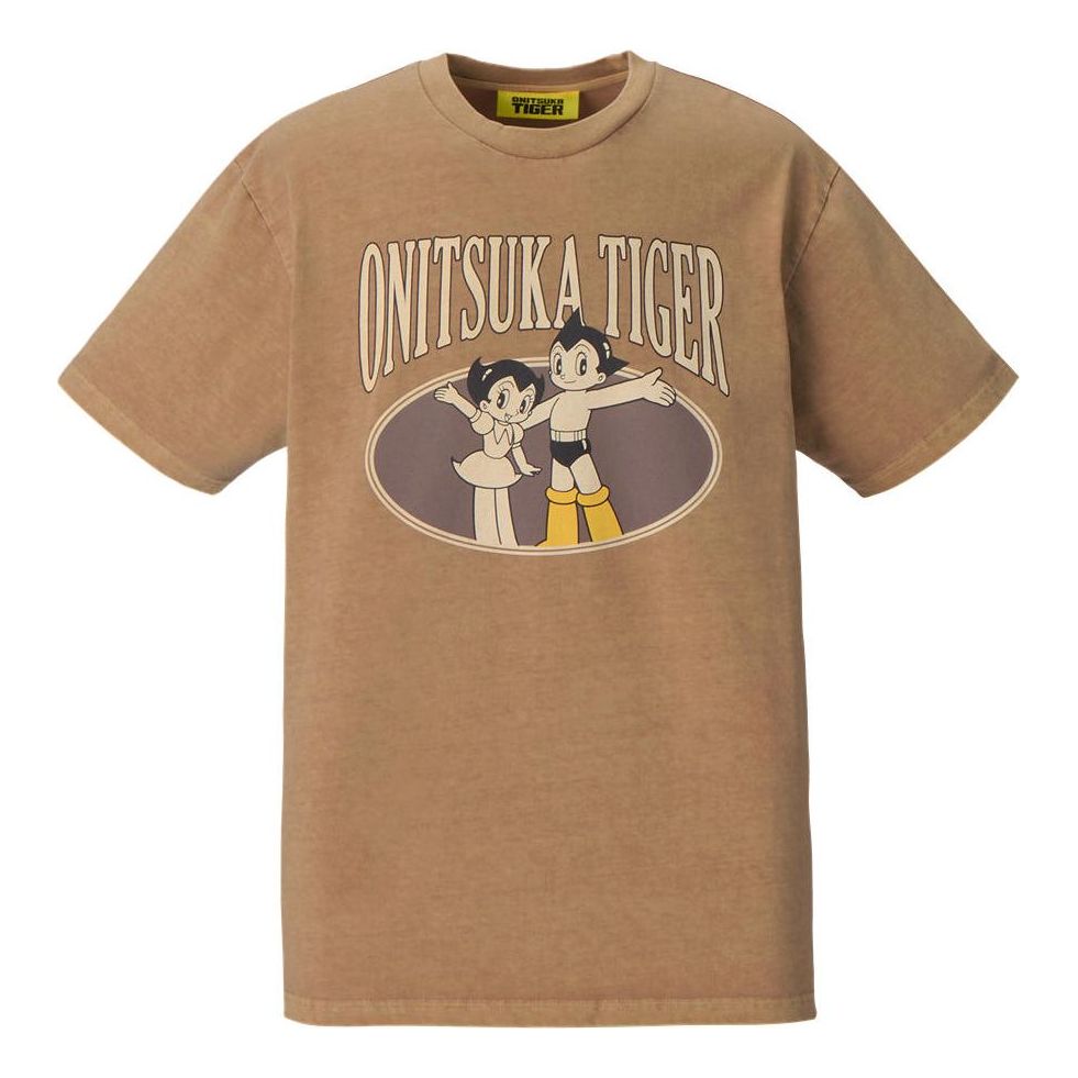 Onitsuka Tiger x Astro Boy Printed Short Sleeved Top 'Brown' 2183B572-200