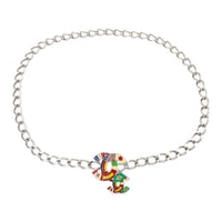 CHANEL 2003 Cc Flag Chain Belt