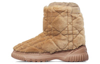 DIOR Frost Short Snow Boots Women's Brown