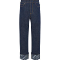 DIOR Qixi Festival Collection FW24 Jeans Women's Blue