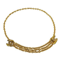 CHANEL Vintage CHANEL Interlocking Cc Logo Waist Belt In
