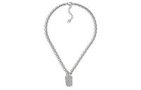 DIOR Brass Necklaces Men's Silver