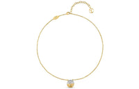 LOUIS VUITTON 2020 Gold Plated Bicolor Collier L To V Pendant Costume Necklace